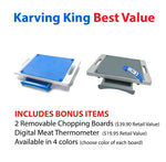 Set of 2 Karving King XL Meal Prep Systems With a Digital Meat Thermometer thumbnail 39