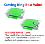 Set of 2 Karving King XL Meal Prep Systems With a Digital Meat Thermometer thumbnail 31