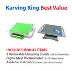 Set of 2 Karving King XL Meal Prep Systems With a Digital Meat Thermometer thumbnail 35