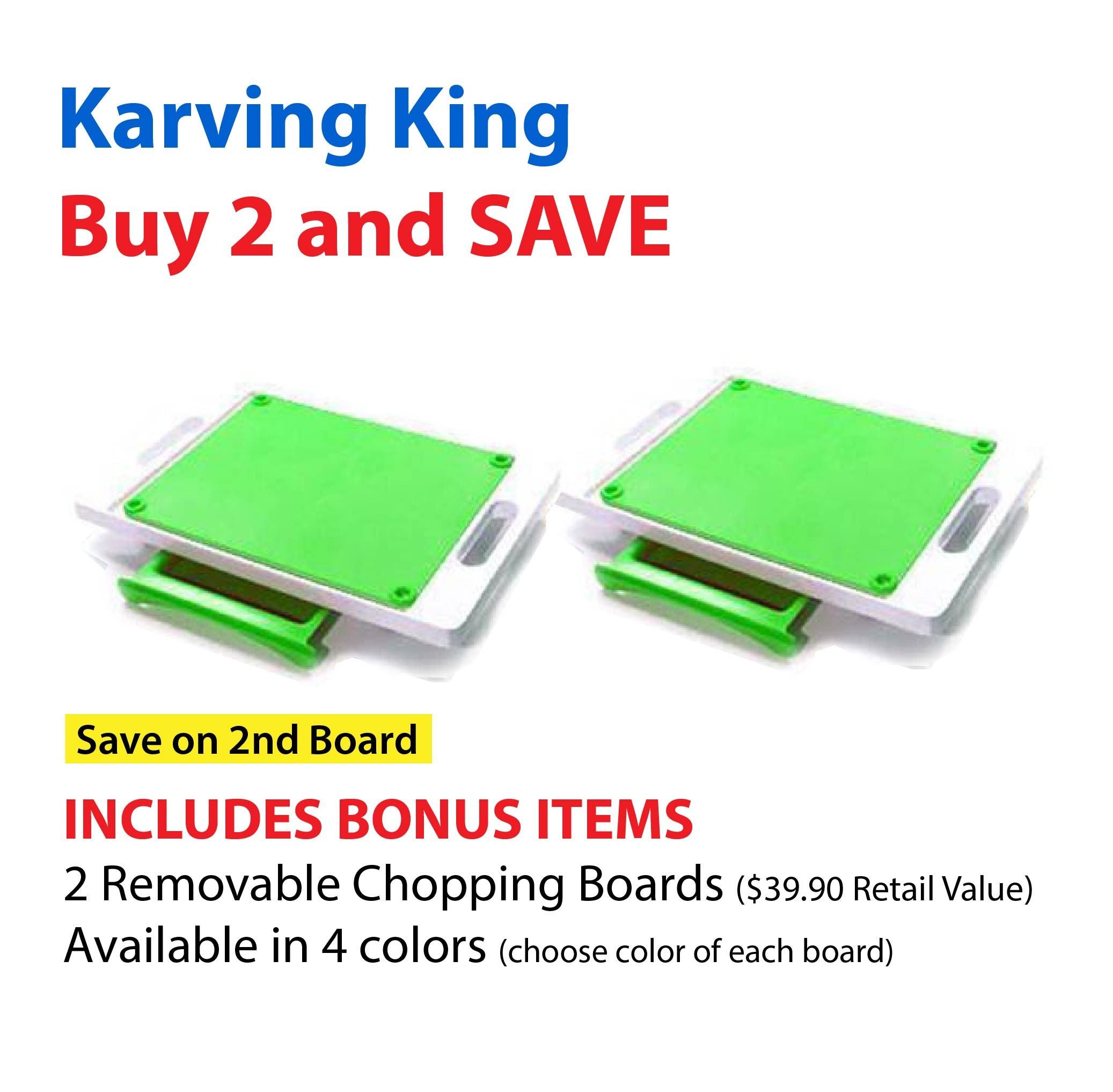 Set of 2 Karving King XL Meal Prep Systems