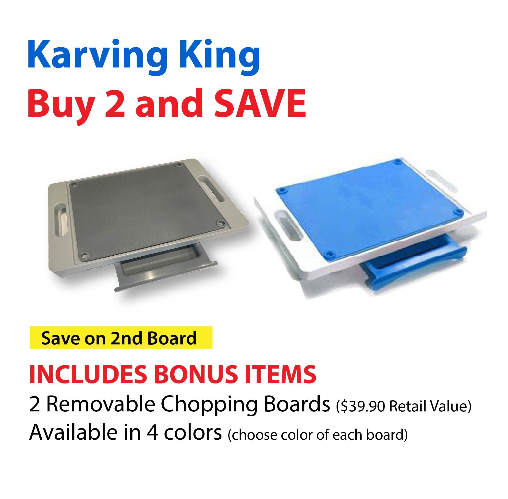 Set of 2 Karving King XL Meal Prep Systems