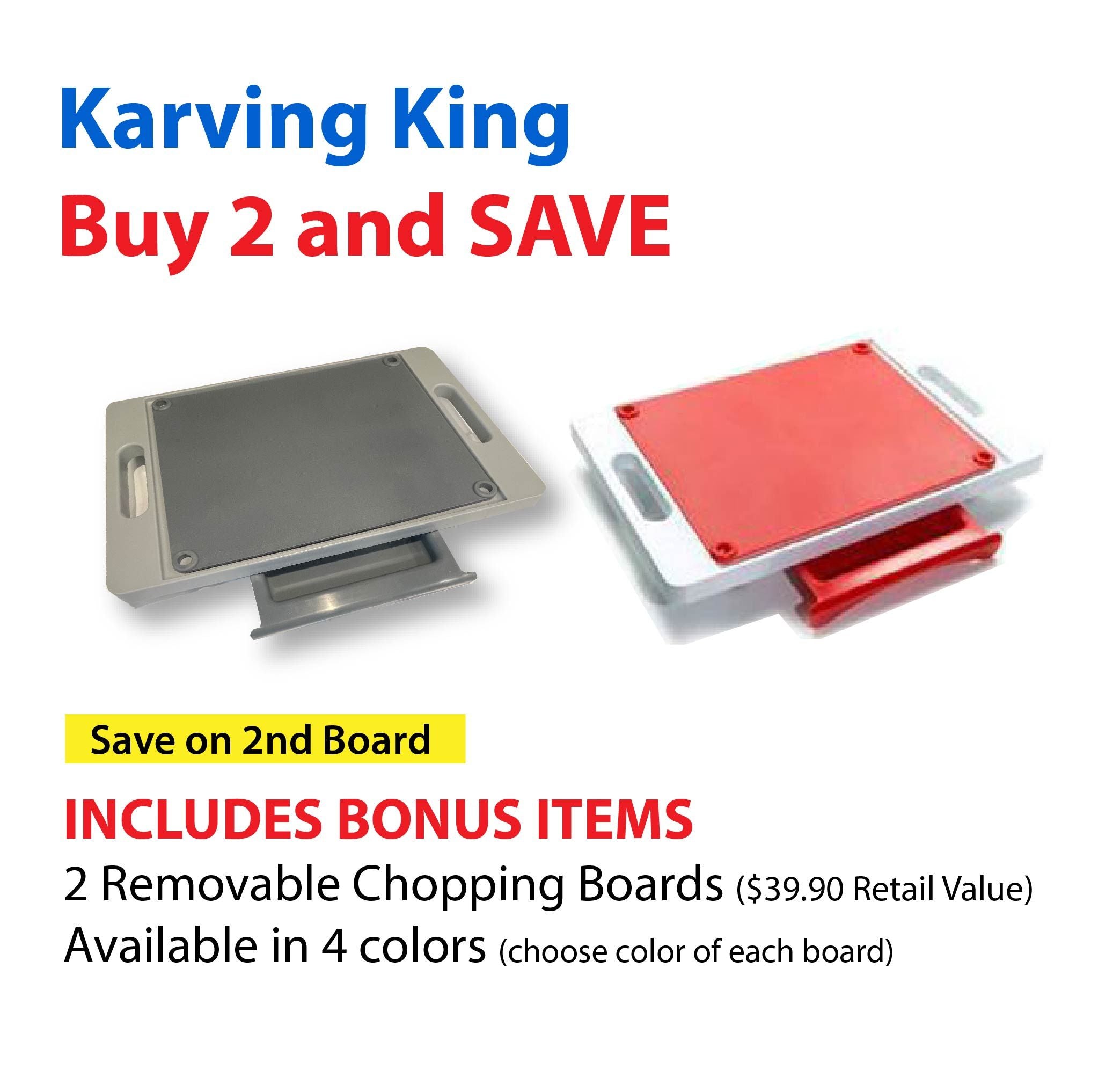 Set of 2 Karving King XL Meal Prep Systems