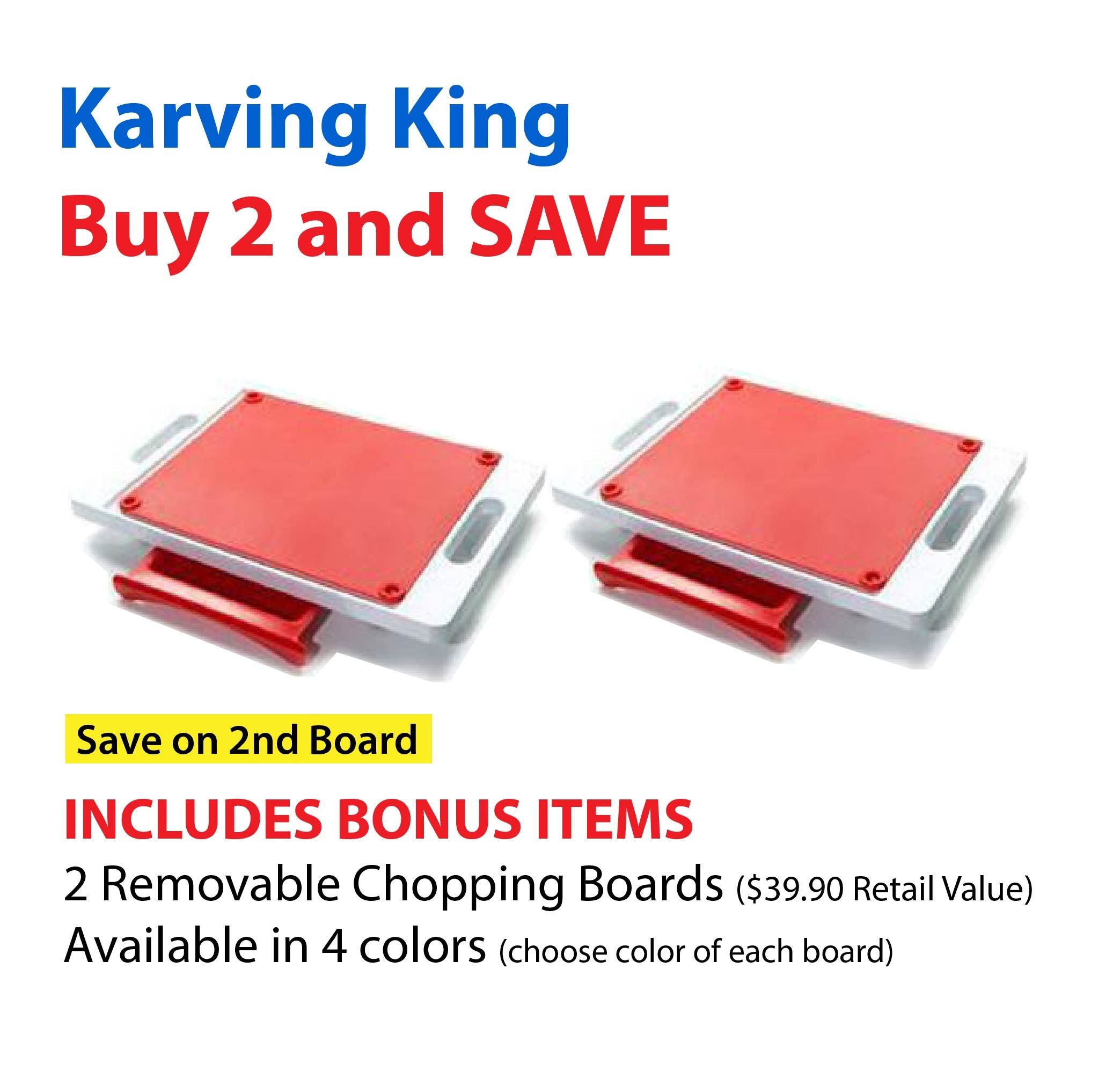 Set of 2 Karving King XL Meal Prep Systems