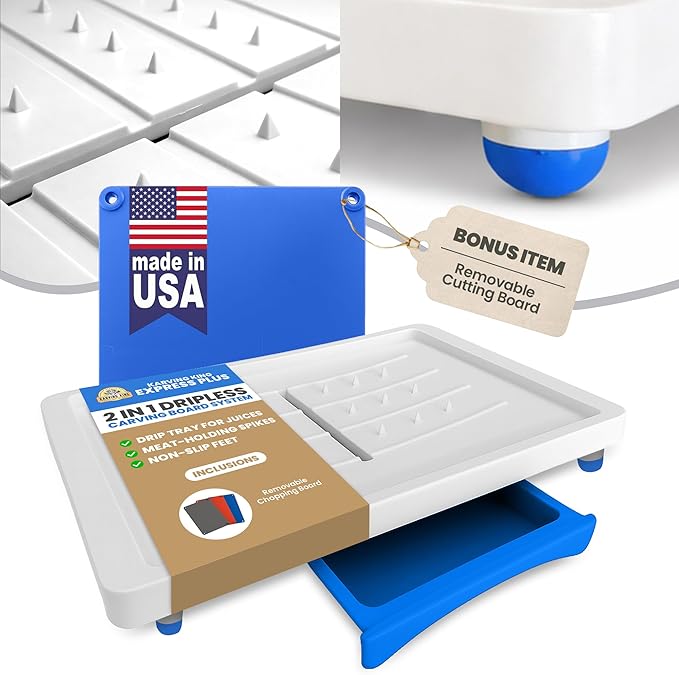 Karving King Plus - Meal Prep System With Removable Cutting Board