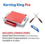 Karving King XL Deluxe Meal Prep System With Digital Meat Thermometer and Carving Set