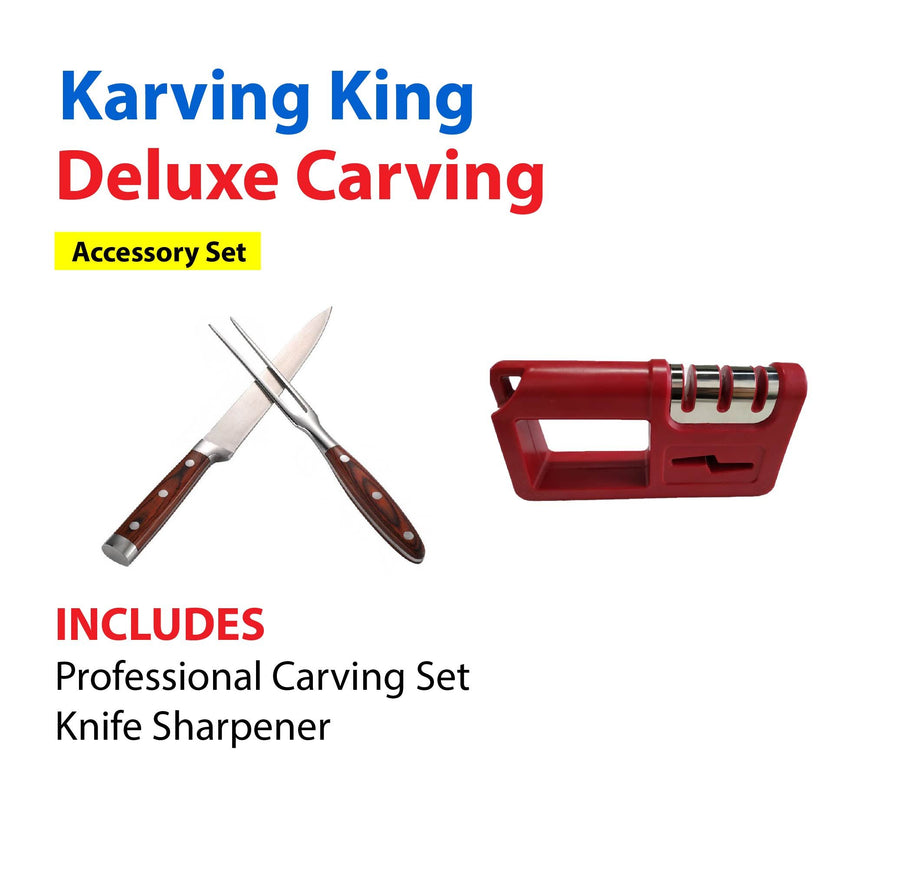 Deluxe Carving Set and Knife Sharpener
