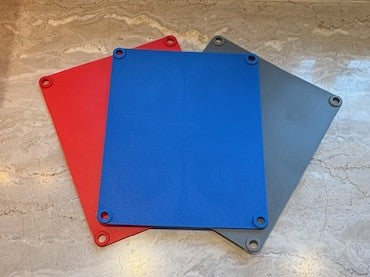 Set of 3 Karving King XL Supplemental Cutting Boards - Grey, Blue, Red
