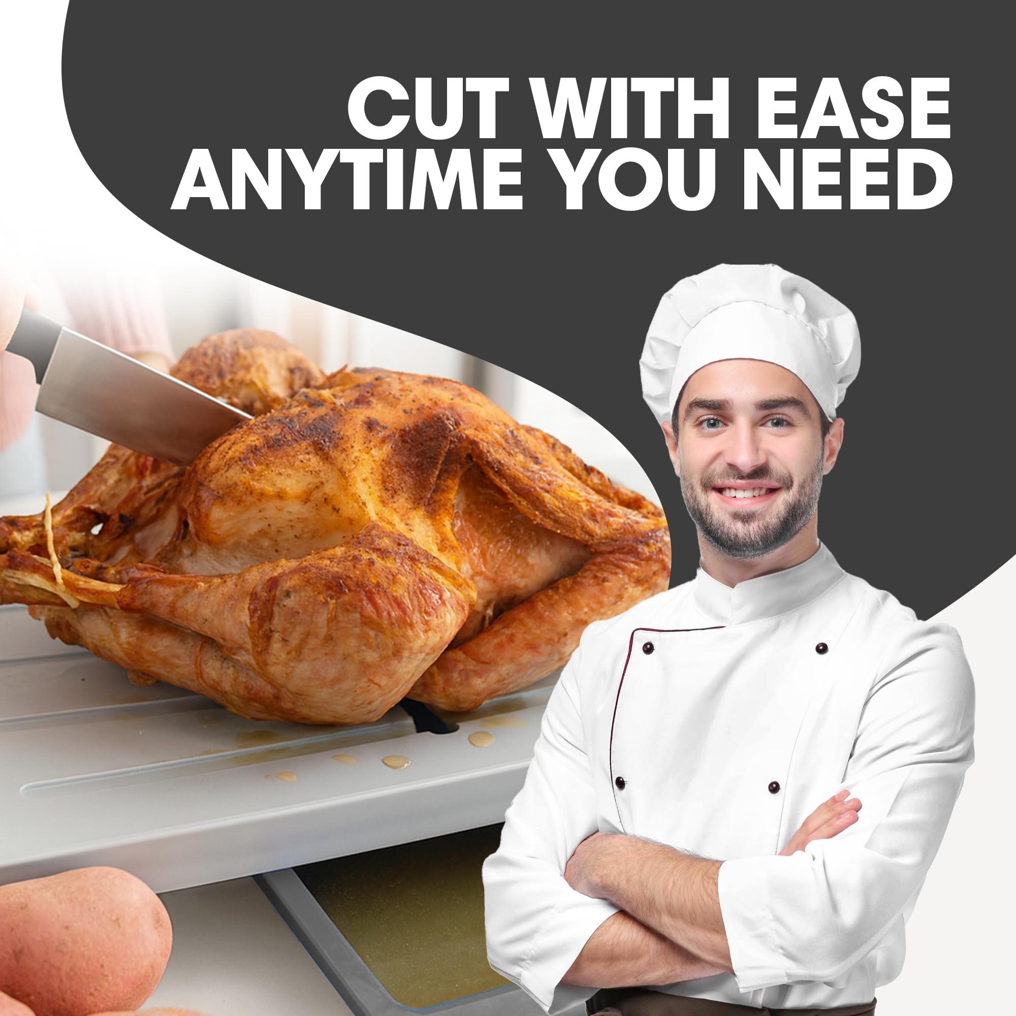 Karving King Plus - Meal Prep System With Removable Cutting Board