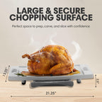 Set of 2 Karving King XL Meal Prep Systems With a Digital Meat Thermometer