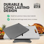 Set of 2 Karving King XL Meal Prep Systems With a Digital Meat Thermometer