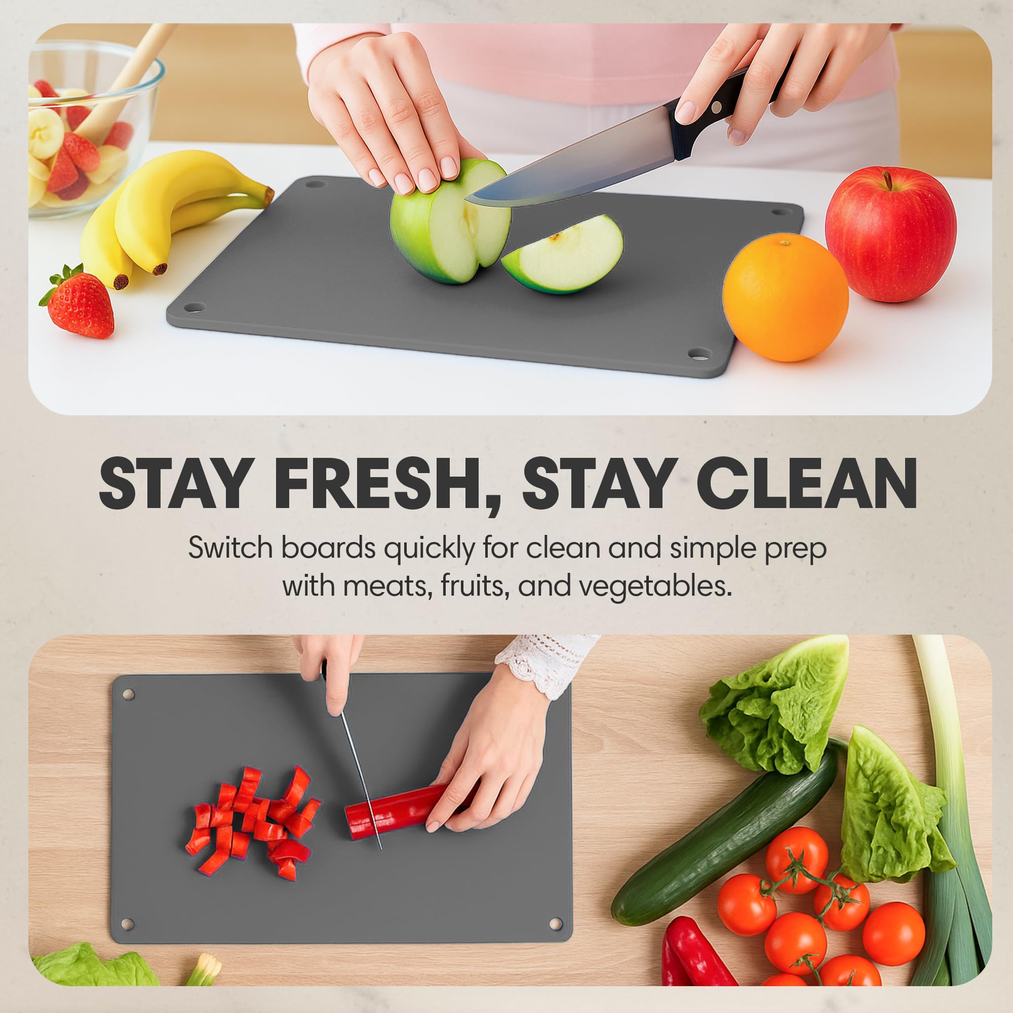 Karving King XL Deluxe Meal Prep System With Digital Meat Thermometer And Set Of 2 Silicone Oven Mitts