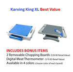 Set of 2 Karving King XL Meal Prep Systems With a Digital Meat Thermometer thumbnail 1