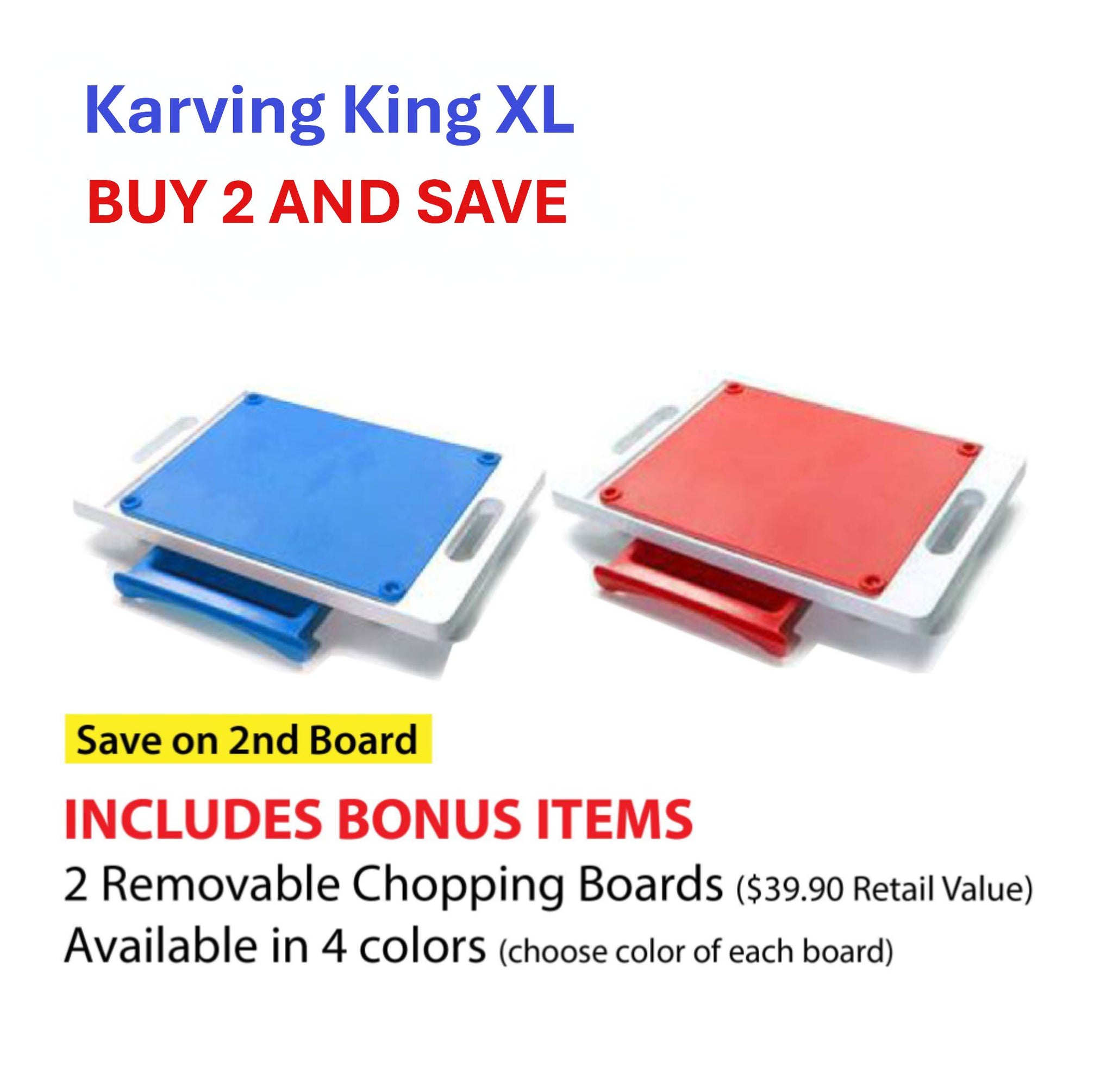 Set of 2 Karving King XL Meal Prep Systems