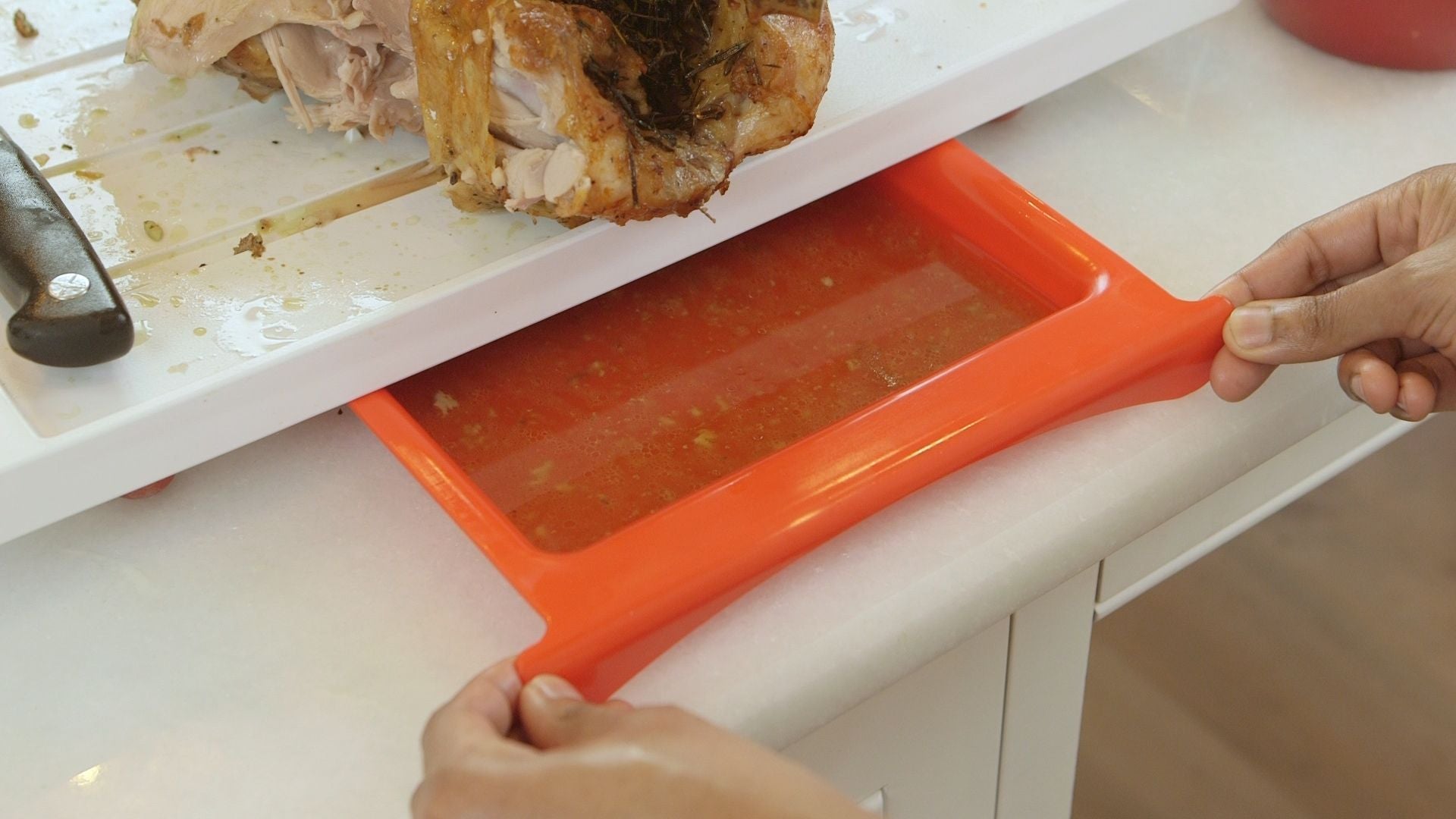 Dripless Cutting Board  2 in 1  System