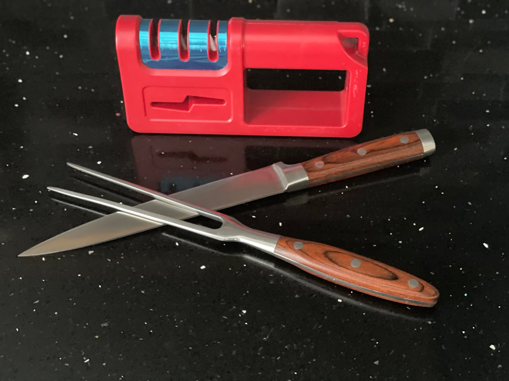 Deluxe Carving Set and Knife Sharpener