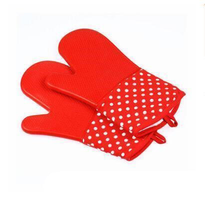 Set of Two Silicone Oven Mitts